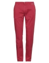 Harmont & Blaine Man Pants Brick Red Size 38 Cotton, Elastane