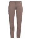 Harmont & Blaine Man Pants Orange Size 32 Cotton In Brown