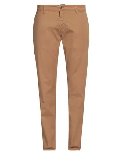 Harmont & Blaine Man Pants Brown Size 40 Cotton, Elastane