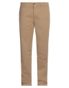 Harmont & Blaine Man Pants Camel Size 42 Cotton, Elastane In Beige