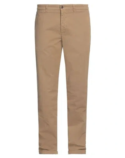 Harmont & Blaine Man Pants Camel Size 42 Cotton, Elastane In Beige