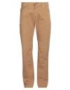 Harmont & Blaine Man Pants Camel Size 42 Cotton, Elastane In Beige