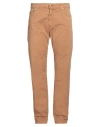 Harmont & Blaine Man Pants Camel Size 42 Cotton, Elastane In Beige