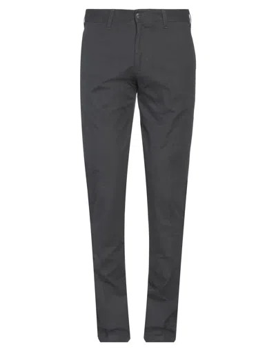 Harmont & Blaine Man Pants Charcoal Size 30 Cotton, Elastane In Grey