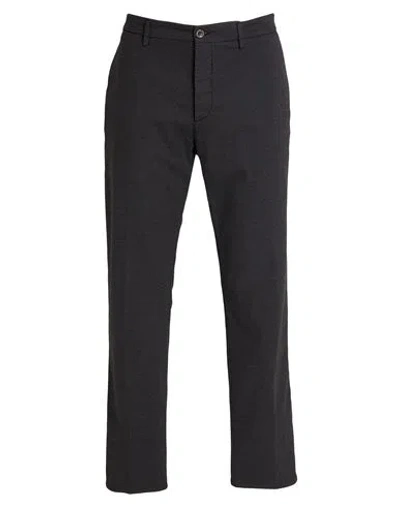 Harmont & Blaine Man Pants Charcoal Size 44 Cotton, Metallic Polyester, Lycra In Blue