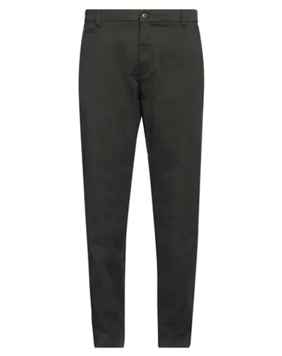 Harmont & Blaine Man Pants Dark Green Size 40 Cotton, Elastic Fibres
