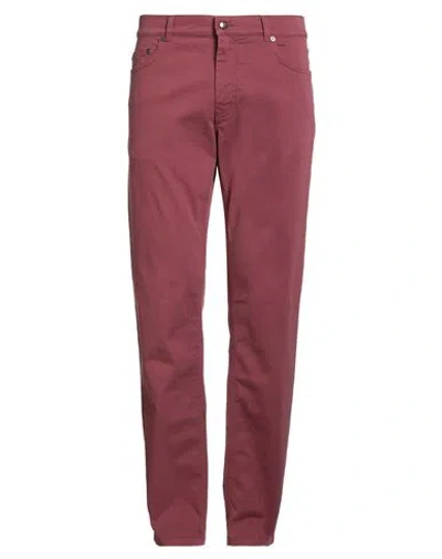 HARMONT & BLAINE HARMONT & BLAINE MAN PANTS GARNET SIZE 42 COTTON, ELASTANE