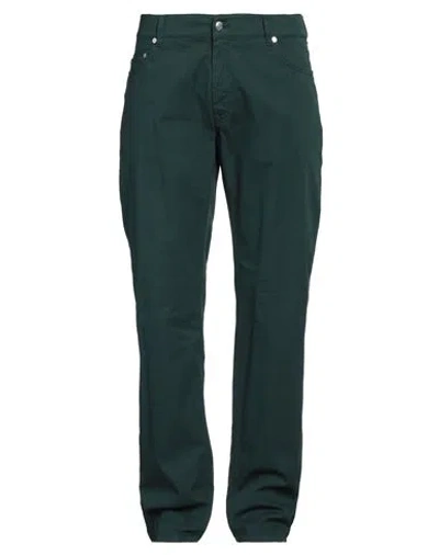Harmont & Blaine Man Pants Green Size 42 Cotton, Elastane