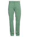 Harmont & Blaine Man Pants Green Size 42 Cotton, Elastane