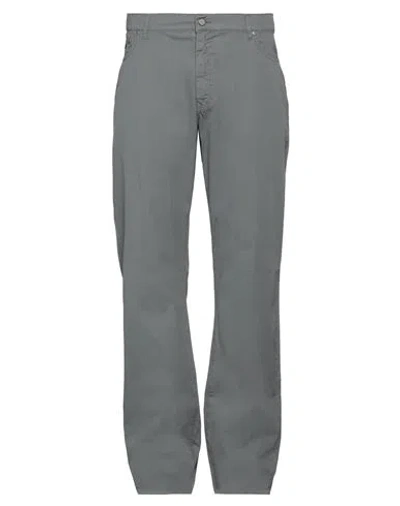 Harmont & Blaine Man Pants Grey Size 44 Cotton, Elastane In Grey