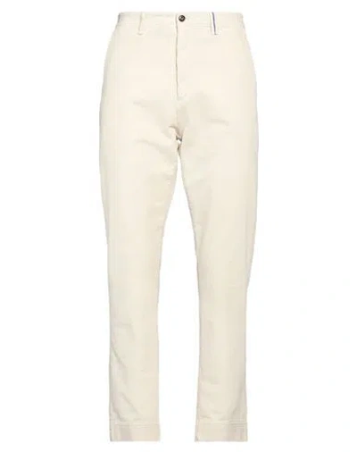 Harmont & Blaine Man Pants Ivory Size 34 Cotton, Elastane In White
