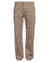 Harmont & Blaine Man Pants Orange Size 32 Cotton In Beige