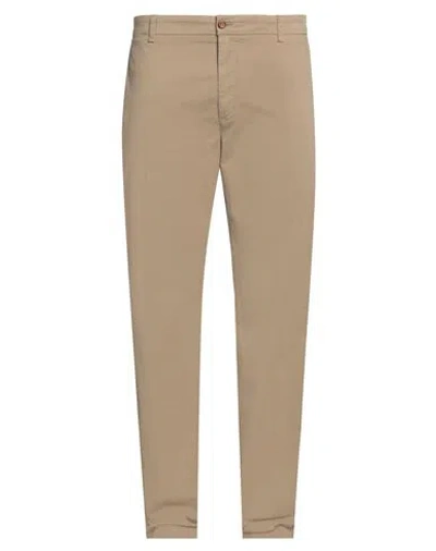 Harmont & Blaine Man Pants Khaki Size 46 Cotton, Elastane In Beige