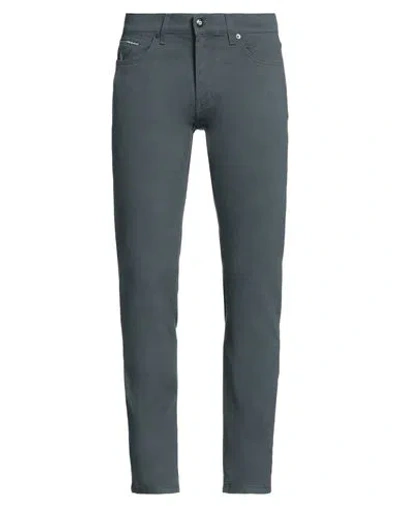 Harmont & Blaine Man Pants Lead Size 32 Cotton, Elastane In Green