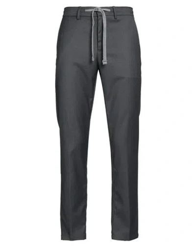 Harmont & Blaine Man Pants Lead Size 32 Polyester, Viscose, Elastane In Grey