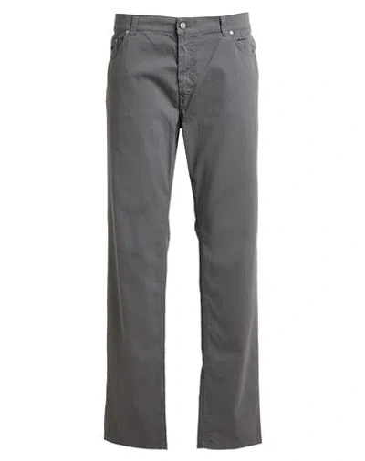 Harmont & Blaine Man Pants Lead Size 46 Cotton, Elastane In Grey