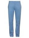 Harmont & Blaine Man Pants Bright Blue Size 42 Cotton, Elastane In Blue