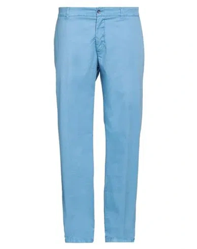 Harmont & Blaine Man Pants Light Blue Size 42 Cotton, Elastane