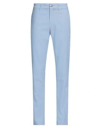 Harmont & Blaine Man Pants Light Blue Size 42 Cotton, Polyamide, Elastane
