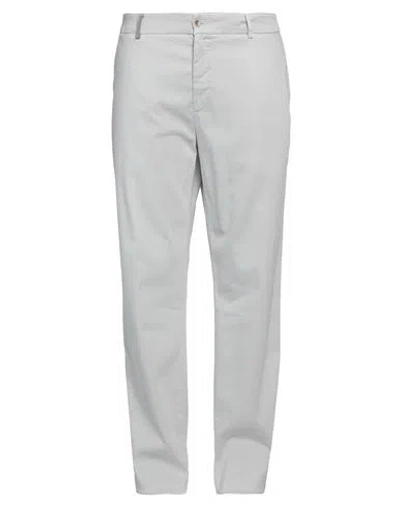 Harmont & Blaine Man Pants Light Blue Size 44 Cotton, Elastic Fibres