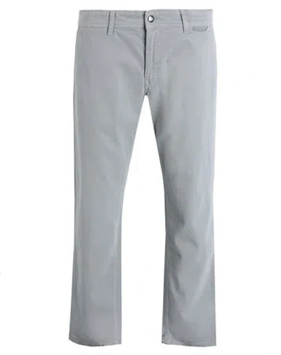 Harmont & Blaine Man Pants Light Grey Size 38 Cotton, Elastane In Gray