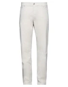Harmont & Blaine Man Pants Light Grey Size 42 Cotton, Elastane