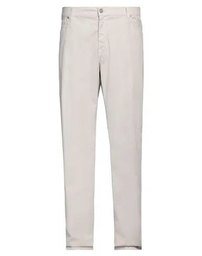 HARMONT & BLAINE HARMONT & BLAINE MAN PANTS LIGHT GREY SIZE 42 COTTON, ELASTANE