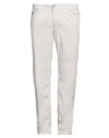 Harmont & Blaine Man Pants Light Grey Size 42 Cotton, Elastane In Grey