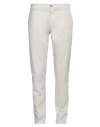 Harmont & Blaine Man Pants Light Grey Size 42 Cotton, Elastane In Grey