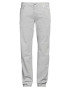 Harmont & Blaine Man Pants Light Grey Size 44 Cotton, Elastane
