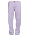 Harmont & Blaine Man Pants Lilac Size 40 Cotton, Elastane In Purple