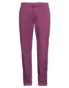 Harmont & Blaine Man Pants Magenta Size 42 Cotton, Elastane