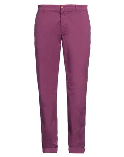 Harmont & Blaine Man Pants Magenta Size 42 Cotton, Elastane