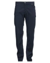 Harmont & Blaine Man Pants Midnight Blue Size 42 Cotton, Elastane In Blue