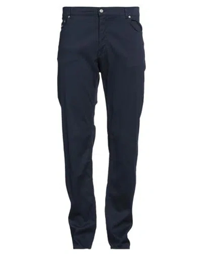 Harmont & Blaine Man Pants Midnight Blue Size 42 Cotton, Elastane