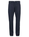 Harmont & Blaine Man Pants Navy Blue Size 42 Cotton, Elastane