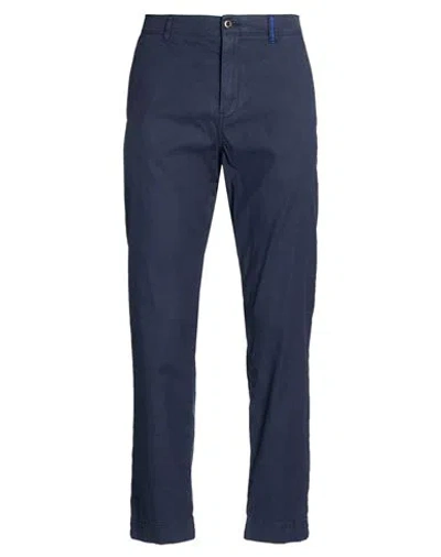 Harmont & Blaine Man Pants Midnight Blue Size 40 Linen, Cotton, Elastane