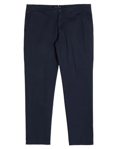Harmont & Blaine Man Pants Midnight Blue Size 42 Cotton, Elastane