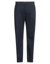 Harmont & Blaine Man Pants Navy Blue Size 42 Cotton, Elastane In Blue