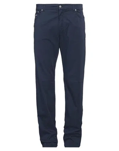 Harmont & Blaine Man Pants Midnight Blue Size 44 Cotton, Elastane