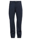 Harmont & Blaine Man Pants Midnight Blue Size 44 Cotton, Elastane
