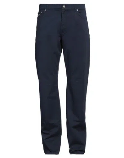Harmont & Blaine Man Pants Midnight Blue Size 44 Cotton, Elastane