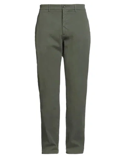 Harmont & Blaine Man Pants Military Green Size 34 Cotton, Elastane