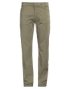 Harmont & Blaine Man Pants Military Green Size 40 Cotton, Elastane