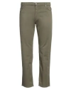 Harmont & Blaine Man Pants Military Green Size 42 Cotton, Elastane