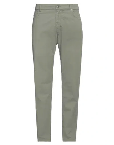 Harmont & Blaine Man Pants Military Green Size 44 Cotton, Elastane