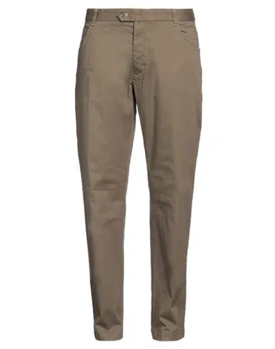 Harmont & Blaine Man Pants Military Green Size 44 Cotton, Elastane