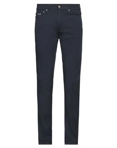 Harmont & Blaine Man Pants Navy Size 42 Cotton, Elastane In Navy Blue