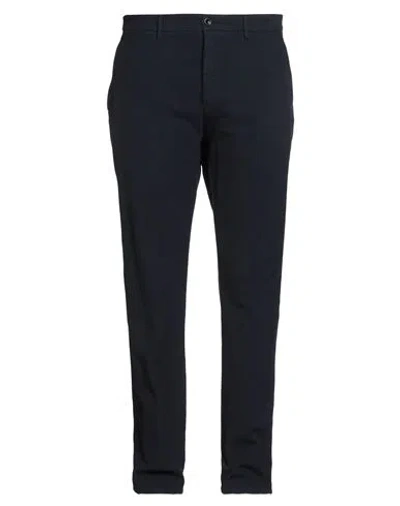 Harmont & Blaine Man Pants Navy Size 40 Cotton, Elastane In Blue