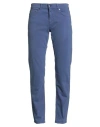 Harmont & Blaine Man Pants Navy Size 42 Cotton, Elastane In Blue